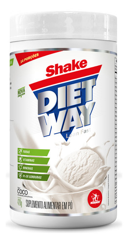 Shake Diet Way 420g Midway Sabor Coco