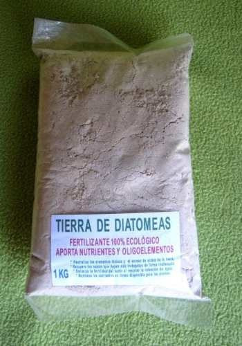 Tierra De Diatomeas 1/2 Kg - Fertilizante 100% Ecologico