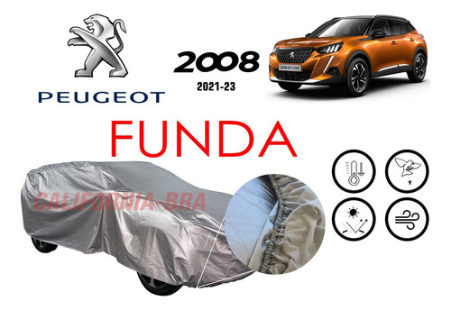 Funda Cubierta Eua Peugeot 2008 2021-2022-2023