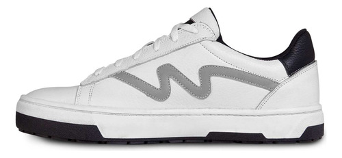 Tenis Bota Motociclista Hombre Moto Biker Wkl 80204 Blanco