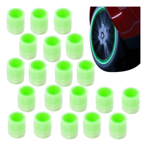 20 Tapones Luminosos Para Válvulas De Neumáticos