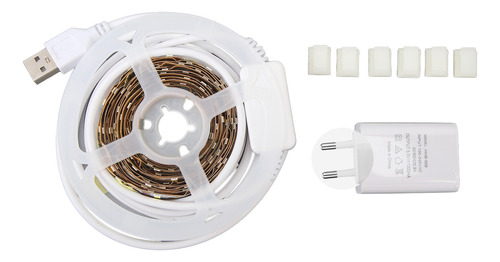 Tira De Luces Led Regulables, Color Blanco, 13 Pies, 6500 K,