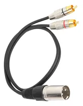 Comprar Cable Divisor De Audio Xlr Macho A 2 Rca, Adaptador Rca A Xl