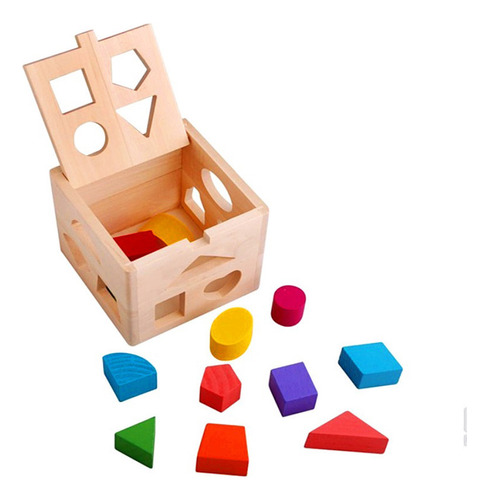 Juguete A Juego Para Clasificar Bloques De Construcción Con