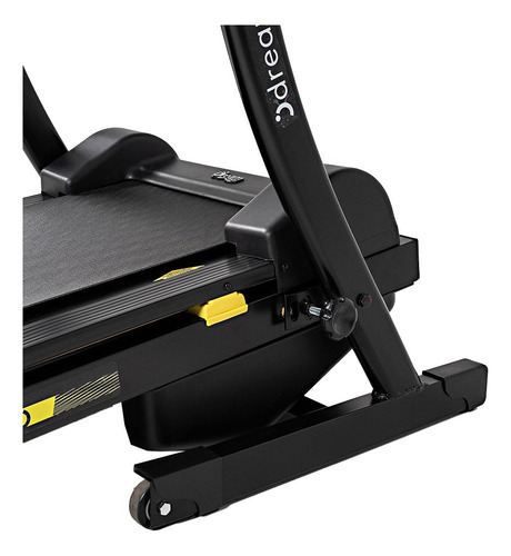 Esteira Elétrica Dobrável Dream R10 Ronaldinho Gaúcho 1.8hp Cor Preto/amarelo 127/220v