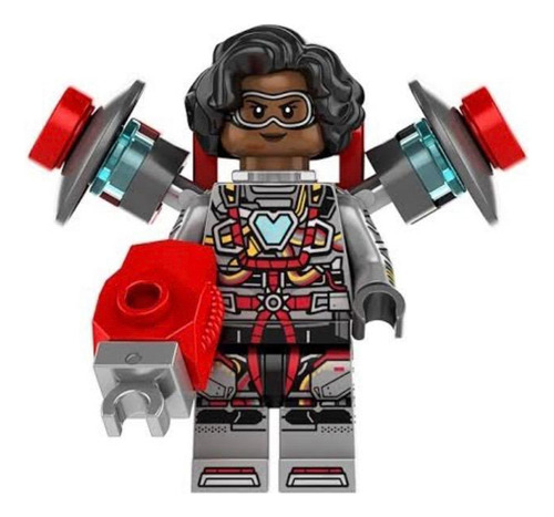 Boneco Blocos De Montar Riri Williams Pantera Negra Forever