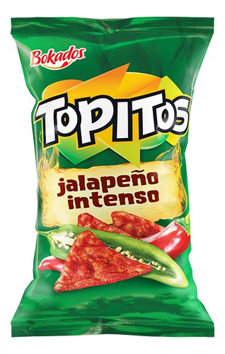 Topitos Jalapeño Intenso Bokados 65 G Kosher Tipo Doritos