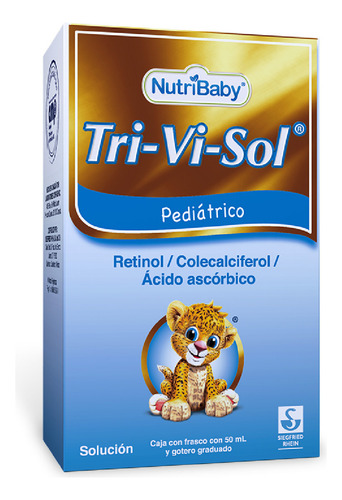 Tri-vi-sol Pediátrico Solución, 1 Frasco Gotero 50 Ml