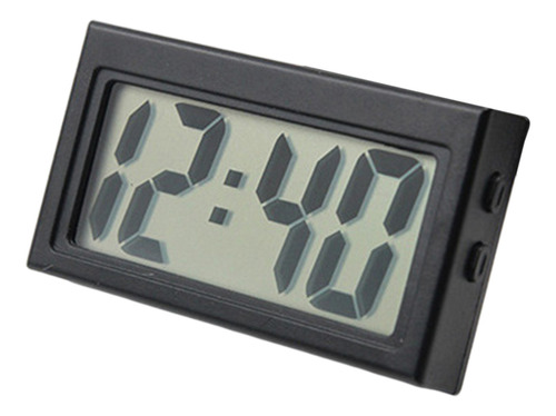 Mini Reloj Para Automóvil Reloj Lcd De Stick-on Auto Car