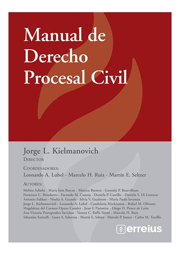 Manual De Derecho Procesal Civil - Kielmanovich Jorge L.