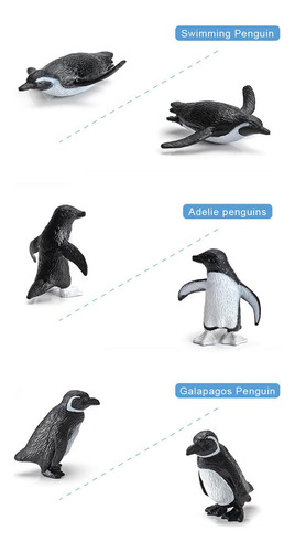 S Juguete De Animales Polares Juego De Figuras Realistas De