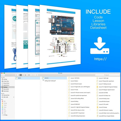 Kit De Inicio Miuzei Compatible Con Proyectos De Arduino