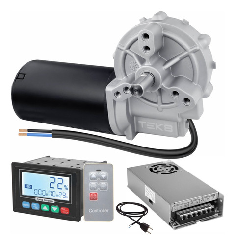 Motor Redutor 12v Dc 15 Rpm Alto Torque 12v Pwm Inteligente