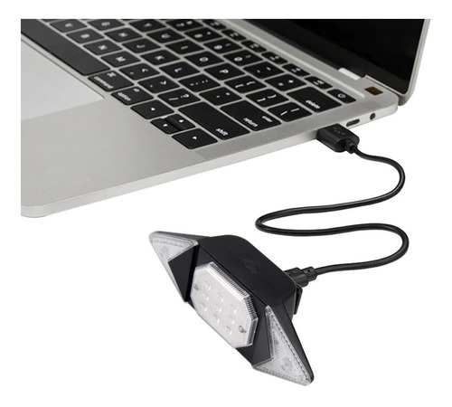 Imagen 9 de 10 de Luz Direccional Control Led Inalámbrico Bicicleta Usb Gratis