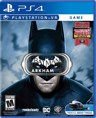 Batman Arkham Vr Ps4 - Juego Fisico