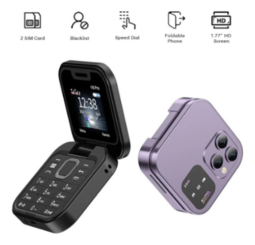P Teléfono Plegable I16pro Adecuado Para Niños Y Estudiantes