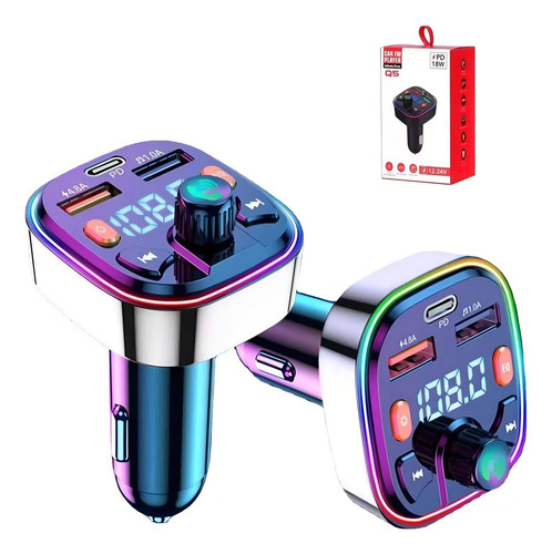 Transmisor Receptor De Audio Adaptador Bluetooth Para Auto