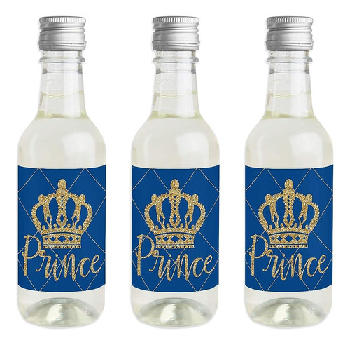 Royal Prince Charming - Mini Etiqueta De Vino Y Botella De C