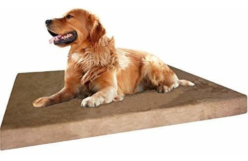 Dogbed4less Extra Large True Orthopedic Gel Memory Foam Cam