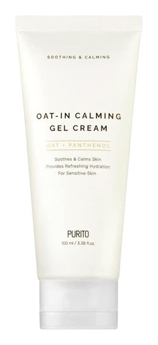 Purito Oat-in Calming Gel Cream 100 Ml / 3.38 Fl. Oz. Vegano