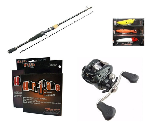 Combo De Pesca Marine Sports Daiwa Con Multi Y Señuelo