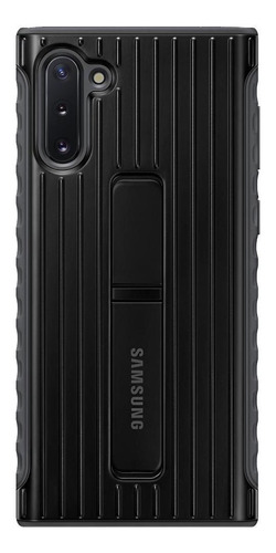 Funda protectora negra con soporte para Samsung Galaxy Note 10