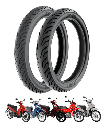 Par De Pneu 80 100 14 E 60 100 17 Ss48 Biz 100 E 125 Pop 100