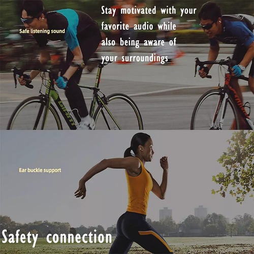 A Auriculares Deportivos Bluetooth De Conducción Ósea De
