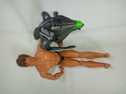 Figura De Accion Max Steel Con Traje De Cuervo (Usado)
