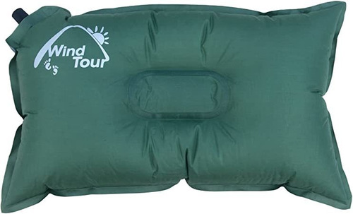 Wind Tour Almohada Inflable Para Mochileros, Cómoda Almohad