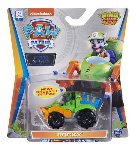 Paw Patrol Dino Rescue Vehículo De Metal P3