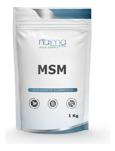 Msm Metilsulfonilmetano 100% Puro 500g Suplemento Premium Sabor Sin Sabor