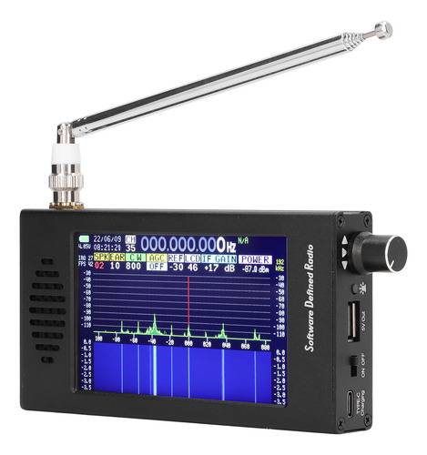 Receptor Portátil Dsp Sdr De Radio De Onda Corta Táctil De 4