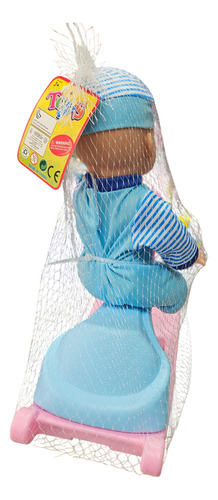 Muñeca Bebe Con Mecedora Y Accesorios Regalo Cute