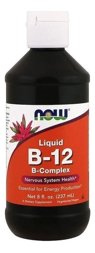 Complexo B-12 Liquido B-complex 8 Oz Now Foods
