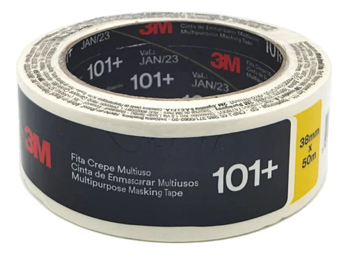 Cinta adhesiva Crepe Tape 101+ 38 mm x 50 m, 3 m