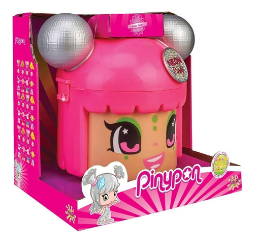 Pinypon Neon Party Cabeza Cubo 5 Figuras Exclusivas 