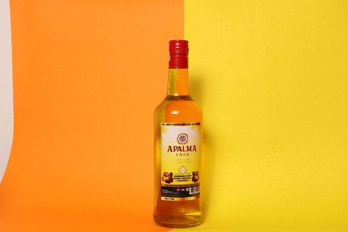 Ron Apalma Coco Caribbean Rum Piña 750ml Botella Premium