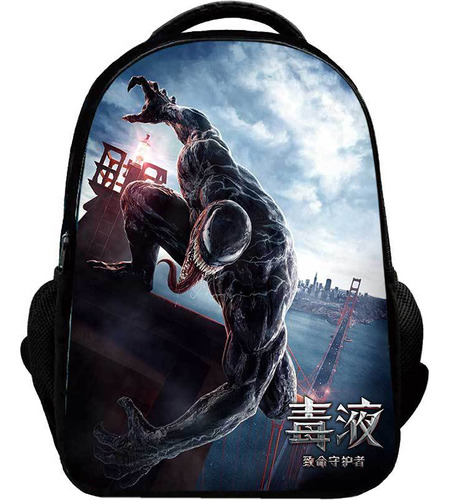 Mochila Escolar Makebay Marvel Spiderman Venom Para Escuela