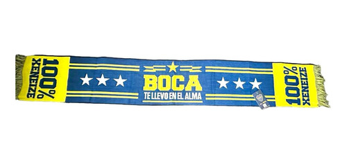 Bufanda Computarizada Boca Juniors Oficial  Con Licencia 