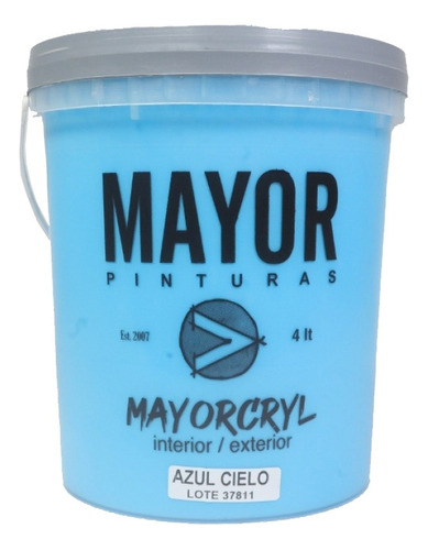 Mayorcryl Color Azul Cielo 4lt Cml1