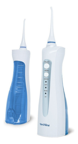 Irrigador Oral Recarregável Jet Plus-05 Techline Bivolt Cor Branco 110V/220V