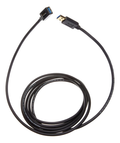Cable De Extension Usb 3.0 de Macho A Hembra, Negro