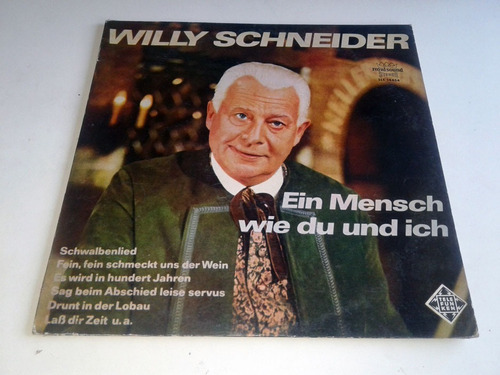 Willy Schneider Una Persona Como Tu Y Yo Vinilo Argentino