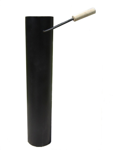 Imagen 1 de 4 de Chimenea Conducto Salida Horno Barro Regulador De Fundición!