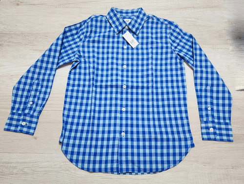 Camisa Gap Manga Larga Niño Talles 8/9 Años