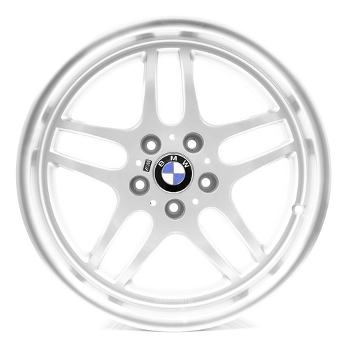 Rodas 18 Bmw M5 E34 - 5x120 Série 5 E39 Style 37 M Parallel Cor Prata
