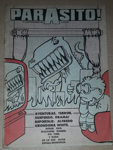 Cómic Parásito N°1 Agosto Septiembre De 1990 Amarillento