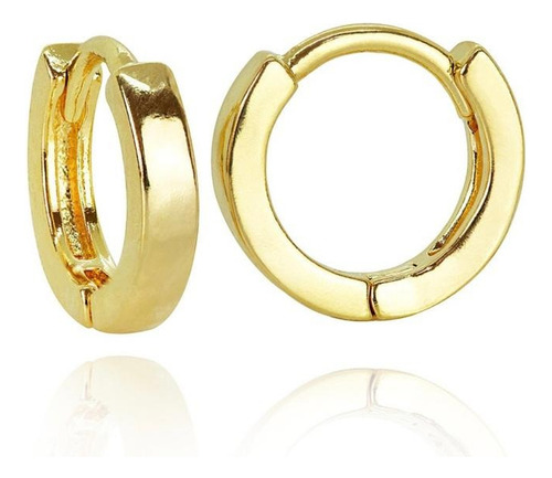 Brincos Em Ouro 18k Par De Argola Para Homens Moda Neymar