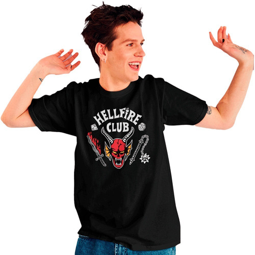 Camiseta Remera Hellfire Club Stranger Things 4